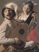 Hendrick Terbrugghen The Duet (mk05) oil painting